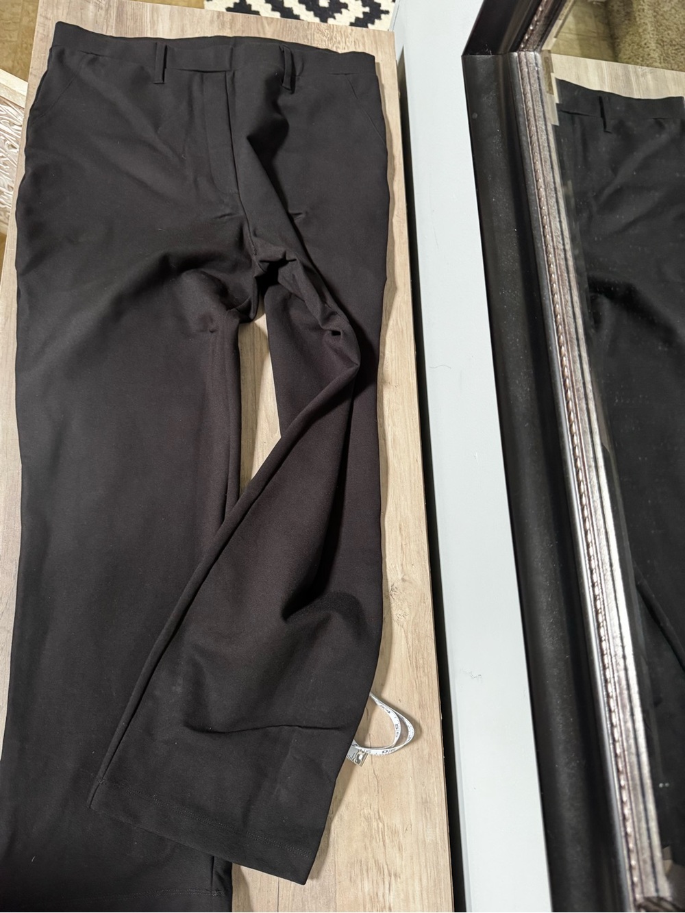Quince Black Straight-Leg Women’s Pants - Picture 3 of 12